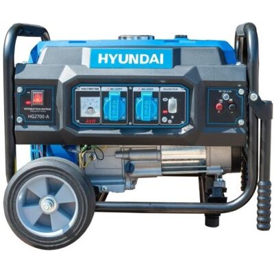 Generador Gasolina Hyundai HG2700-A 3 kW 2x230V 7CV 15L AVR Manual Generador Gasolina Hyundai HG2700-A 3 kW 2x230V 7CV 15L AVR Manual