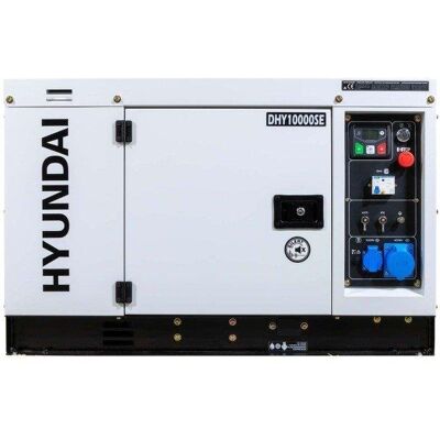 Generador diésel Hyundai DHY10000SE 8,5 kW insonorizado arranque eléctrico ATS Generador diésel Hyundai DHY10000SE 8,5 kW insonorizado arranque eléctrico ATS