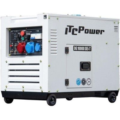 Generador diésel ITCPower DG10000SEi-T inverter trifásico 8,5 kW silencioso Generador diésel ITCPower DG10000SEi-T inverter trifásico 8,5 kW silencioso