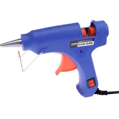Pistola termofusible Avizar TX-39132 20 W azul compacta y precisa Pistola termofusible Avizar TX-39132 20 W azul compacta y precisa