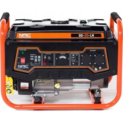 Generador eléctrico Sourcing GG-20-LN 2200 W monofásico con arranque eléctrico y AVR Generador eléctrico Sourcing GG-20-LN 2200 W monofásico con arranque eléctrico y AVR
