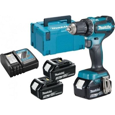 Llave de impacto inalámbrica Makita DDF485RF3J 18V 3 baterías 3 Ah Llave de impacto inalámbrica Makita DDF485RF3J 18V 3 baterías 3 Ah