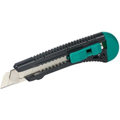 Cutter À Lame Sécable Wolfcraft 4146000 18 Mm Avec Guide Métal Et Poignée Ergonomique Cutter À Lame Sécable Wolfcraft 4146000 18 Mm Avec Guide Métal Et Poignée Ergonomique