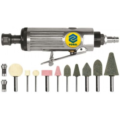 Vorel Kit Amoladora Neumática + Accesorios Vorel Kit Amoladora Neumática + Accesorios