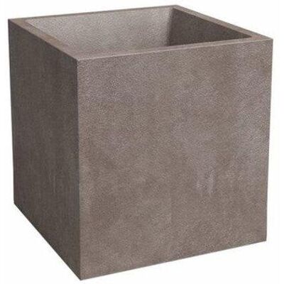 Macetero Artevasi Sydney Cuadrado 30 cm Taupe Mate 21 L Macetero Artevasi Sydney Cuadrado 30 cm Taupe Mate 21 L
