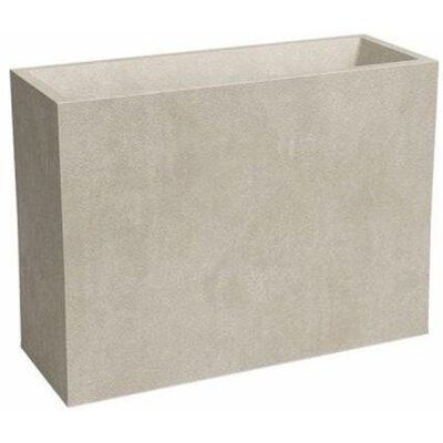 Macetero rectangular Artevasi Sydney 80 cm 50 L color crema protección UV Macetero rectangular Artevasi Sydney 80 cm 50 L color crema protección UV