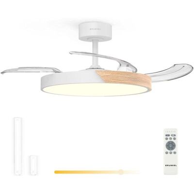 Ventilador de techo Grunkel Skydual42 42" 4 aspas motor DC LED Ventilador de techo Grunkel Skydual42 42" 4 aspas motor DC LED