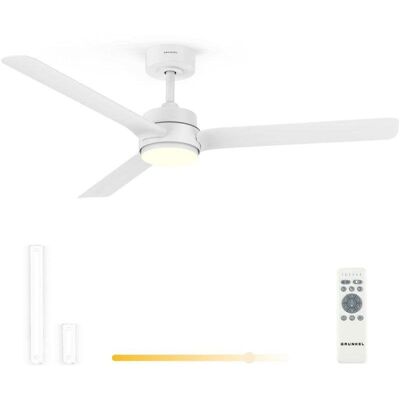 Ventilador de techo Grunkel Skyeasy52 52 pulgadas con iluminación LED y control remoto Ventilador de techo Grunkel Skyeasy52 52 pulgadas con iluminación LED y control remoto
