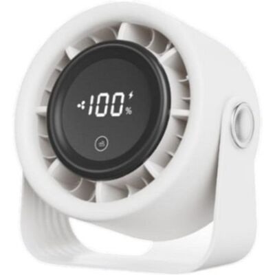 Ventilador de Sobremesa Daewoo DW9019 10W 4 Velocidades Recargable USB-C Cabezal Orientable Ventilador de Sobremesa Daewoo DW9019 10W 4 Velocidades Recargable USB-C Cabezal Orientable