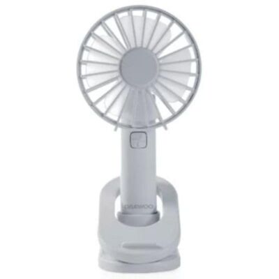 Mini Ventilador de Mano Daewoo DW9015 5W 3 Velocidades Batería 1200mAh Cabezal Giratorio USB-C Mini Ventilador de Mano Daewoo DW9015 5W 3 Velocidades Batería 1200mAh Cabezal Giratorio USB-C
