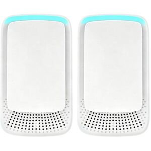 Ionizador de aire negativo Autrucker 2 piezas purificador plug-in silencioso Ionizador de aire negativo Autrucker 2 piezas purificador plug-in silencioso