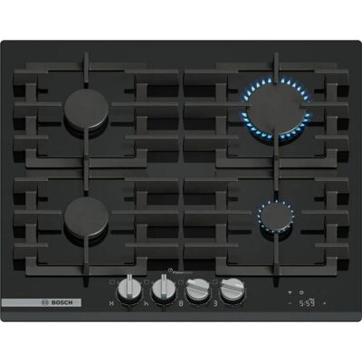 Bosch PRP6A6H40 Encimera de gas negra - 60cm, Serie 8 Bosch PRP6A6H40 Encimera de gas negra - 60cm, Serie 8