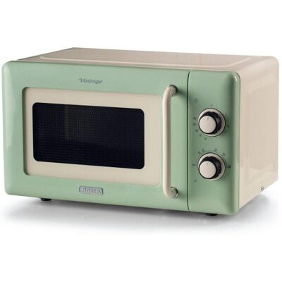 Microondas Ariete Vintage Line 3960/04 20 Litros 800W Función Descongelar Recalentar Microondas Ariete Vintage Line 3960/04 20 Litros 800W Función Descongelar Recalentar