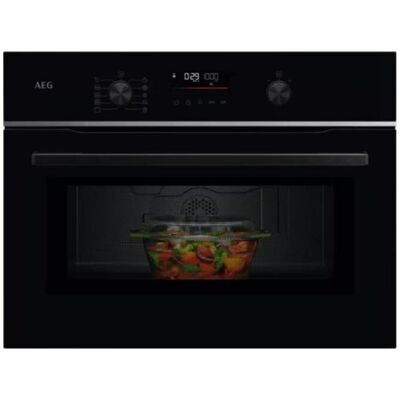 Horno eléctrico AEG TM5NK401B 44L Negro con microondas, grill y conectividad Wi-Fi Horno eléctrico AEG TM5NK401B 44L Negro con microondas, grill y conectividad Wi-Fi