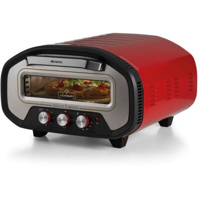 Horno para pizza Ariete 3901/00 Rojo piedra refractaria 430°C 2200W Horno para pizza Ariete 3901/00 Rojo piedra refractaria 430°C 2200W