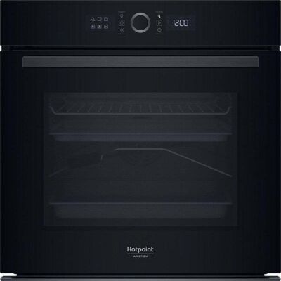 Horno Multifunción Hotpoint HA4S80PM0BA 73L 60cm Pirolítico A+ AirFryer Vapor Negro Horno Multifunción Hotpoint HA4S80PM0BA 73L 60cm Pirolítico A+ AirFryer Vapor Negro