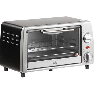 Horno Sobremesa Blossom 10L 36,5cm Grill Plata y Negro Horno Sobremesa Blossom 10L 36,5cm Grill Plata y Negro
