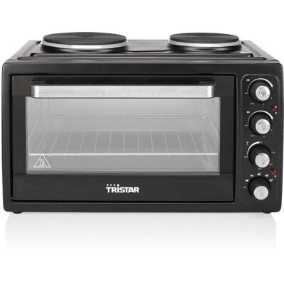 Horno Sobremesa Tristar OV-1443 Manual 38L 3100W Negro con 2 Placas Horno Sobremesa Tristar OV-1443 Manual 38L 3100W Negro con 2 Placas