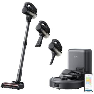 Robot Aspirador Eufy E20 3 en 1 con Autovaciado 8000Pa Navegación LiDAR Robot Aspirador Eufy E20 3 en 1 con Autovaciado 8000Pa Navegación LiDAR