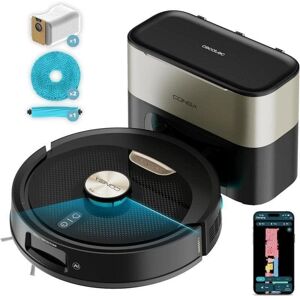 Robot Aspirador y Fregasuelos Cecotec Conga Y100 Spin AI con Autovaciado Navegación Láser 20.000 Pa Cepillo Silicona Mascotas App Robot Aspirador y Fregasuelos Cecotec Conga Y100 Spin AI con Autovaciado Navegación Láser 20.000 Pa Cepillo Silicona Mascotas App