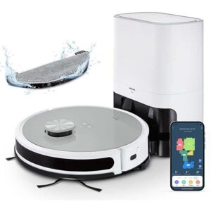Robot Aspirador y Fregasuelos Medion X21 SW con Autovaciado Navegación Láser 3.000 Pa Robot Aspirador y Fregasuelos Medion X21 SW con Autovaciado Navegación Láser 3.000 Pa