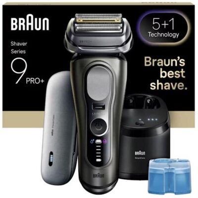 Afeitadora Braun Series 9 Pro+ 9675cc Wet&Dry PowerCase Centro Limpieza Afeitadora Braun Series 9 Pro+ 9675cc Wet&Dry PowerCase Centro Limpieza