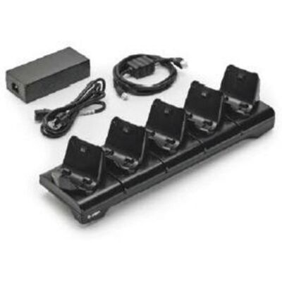 Cargador de baterías Zebra CRD-MPM-5SCHGEU1-01 5 bahías interior negro Cargador de baterías Zebra CRD-MPM-5SCHGEU1-01 5 bahías interior negro