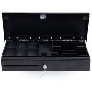 Cajón Portamonedas Premier V46 HQ-B 46cm 6 Billetes 8 Monedas Automático RJ12 Negro Cajón Portamonedas Premier V46 HQ-B 46cm 6 Billetes 8 Monedas Automático RJ12 Negro