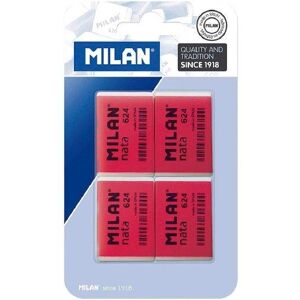 Goma de Borrar Milan Nata Blanca Blister de 4 Unidades Goma de Borrar Milan Nata Blanca Blister de 4 Unidades