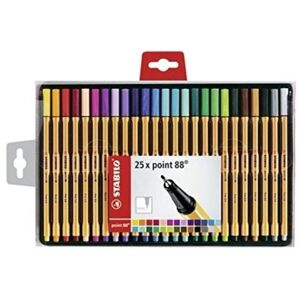 Rotuladores STABILO Point 88 Multicolor Pack 25 Unidades Rotuladores STABILO Point 88 Multicolor Pack 25 Unidades