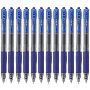 Pilot G-2 Caja 12 Bolígrafos Tinta de Gel Retráctil Azules Pilot G-2 Caja 12 Bolígrafos Tinta de Gel Retráctil Azules