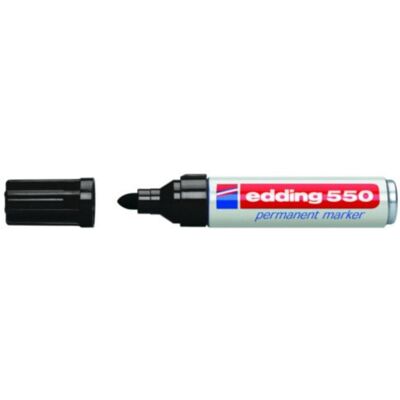 Rotulador para colorear Edding 550 Negro Recargable Secado Rápido Rotulador para colorear Edding 550 Negro Recargable Secado Rápido