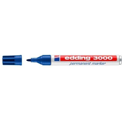 Rotulador Permanente Edding 3000 Punta Redonda 1.5-3 Mm Azul Rotulador Permanente Edding 3000 Punta Redonda 1.5-3 Mm Azul
