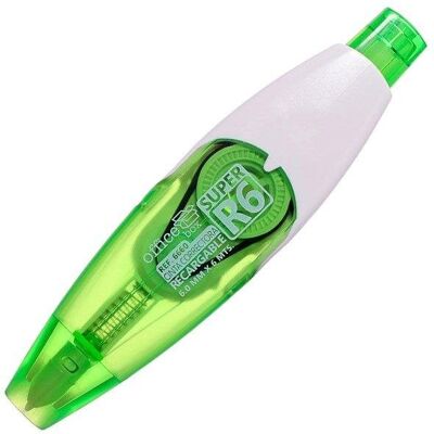 Cinta Correctora SDI Super R6 Recargable 6 mm Verde con 3 Recambios Cinta Correctora SDI Super R6 Recargable 6 mm Verde con 3 Recambios