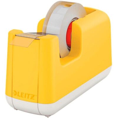 Dispensador de Cinta Adhesiva Leitz Cosy Amarillo Sobremesa Dispensador de Cinta Adhesiva Leitz Cosy Amarillo Sobremesa