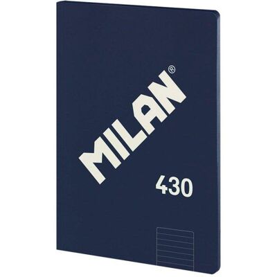 Libreta A4 Milan 430 Cuadriculada 48 Hojas 95gr Azul Libreta A4 Milan 430 Cuadriculada 48 Hojas 95gr Azul