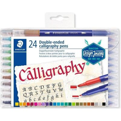 Rotuladores Staedtler Design Journey Doble Punta 24 Unidades Multicolor Rotuladores Staedtler Design Journey Doble Punta 24 Unidades Multicolor