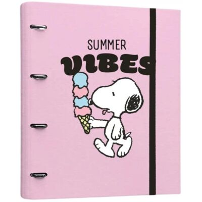 grupo-erik Carpeta 4 Anillas Grupo Erik Snoopy Summer Vibes 28x32 cm grupo-erik Carpeta 4 Anillas Grupo Erik Snoopy Summer Vibes 28x32 cm