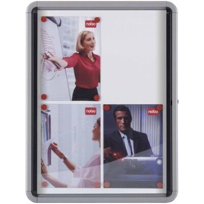 Tablón de Notas Magnético Nobo Premium Plus 8 Hojas A4 Acero Tablón de Notas Magnético Nobo Premium Plus 8 Hojas A4 Acero