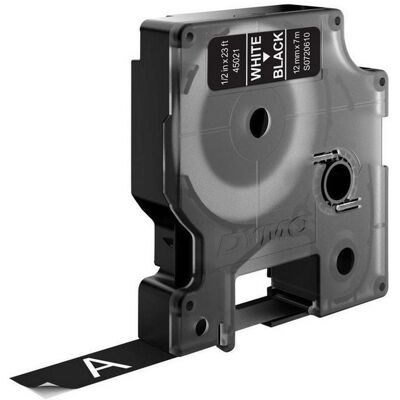 Dymo D1 Estándar Cinta Autoadhesiva 12mmx7m Negra Dymo D1 Estándar Cinta Autoadhesiva 12mmx7m Negra
