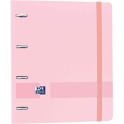 Oxford Live & Go EuropeanBinder Archivador Carpeblock con Recambio A4+ Rosa Pastel Oxford Live & Go EuropeanBinder Archivador Carpeblock con Recambio A4+ Rosa Pastel