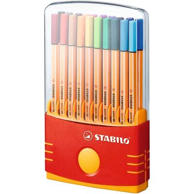 STABILO Point 88 Estuche Premium de 20 Rotuladores STABILO Point 88 Estuche Premium de 20 Rotuladores