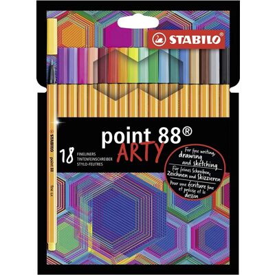 STABILO Point 88 ARTY Fineliner Colores Surtidos - Fineliner STABILO Point 88 ARTY Fineliner Colores Surtidos - Fineliner