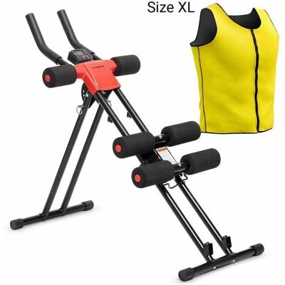 Pack Máquina de Abdominales Plegable con Chaleco Deportivo Sauna Hombre XL InnovaGoods Pack Máquina de Abdominales Plegable con Chaleco Deportivo Sauna Hombre XL InnovaGoods