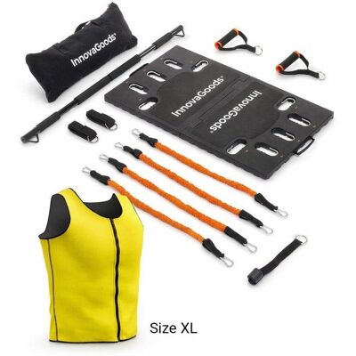 Pack Sistema de Entrenamiento Portátil InnovaGoods con Chaleco Sauna Hombre XL Pack Sistema de Entrenamiento Portátil InnovaGoods con Chaleco Sauna Hombre XL