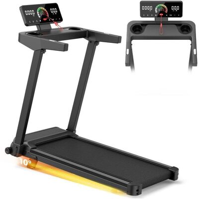 Cinta de correr plegable HomeFitnessCode 3 HP inclinación 10% velocidad 12 km/h Cinta de correr plegable HomeFitnessCode 3 HP inclinación 10% velocidad 12 km/h