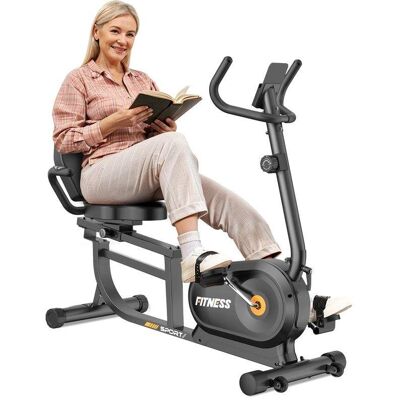 Bicicleta Estática Semirreclinada HomeFitnessCode 16 Niveles Pantalla LCD Bicicleta Estática Semirreclinada HomeFitnessCode 16 Niveles Pantalla LCD