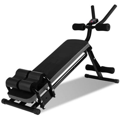 Aparato Plegable Abdominales HomeFitnessCode con Contador Ajustable y Guías Ergonómicas Aparato Plegable Abdominales HomeFitnessCode con Contador Ajustable y Guías Ergonómicas