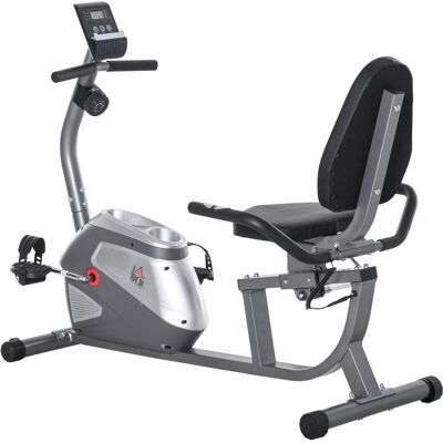 HomCom Bicicleta Estática Reclinada con Respaldo HomCom Bicicleta Estática Reclinada con Respaldo