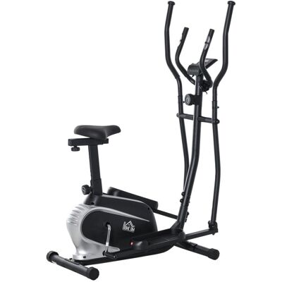 Homcom Bicicleta Elíptica Negra Homcom Bicicleta Elíptica Negra
